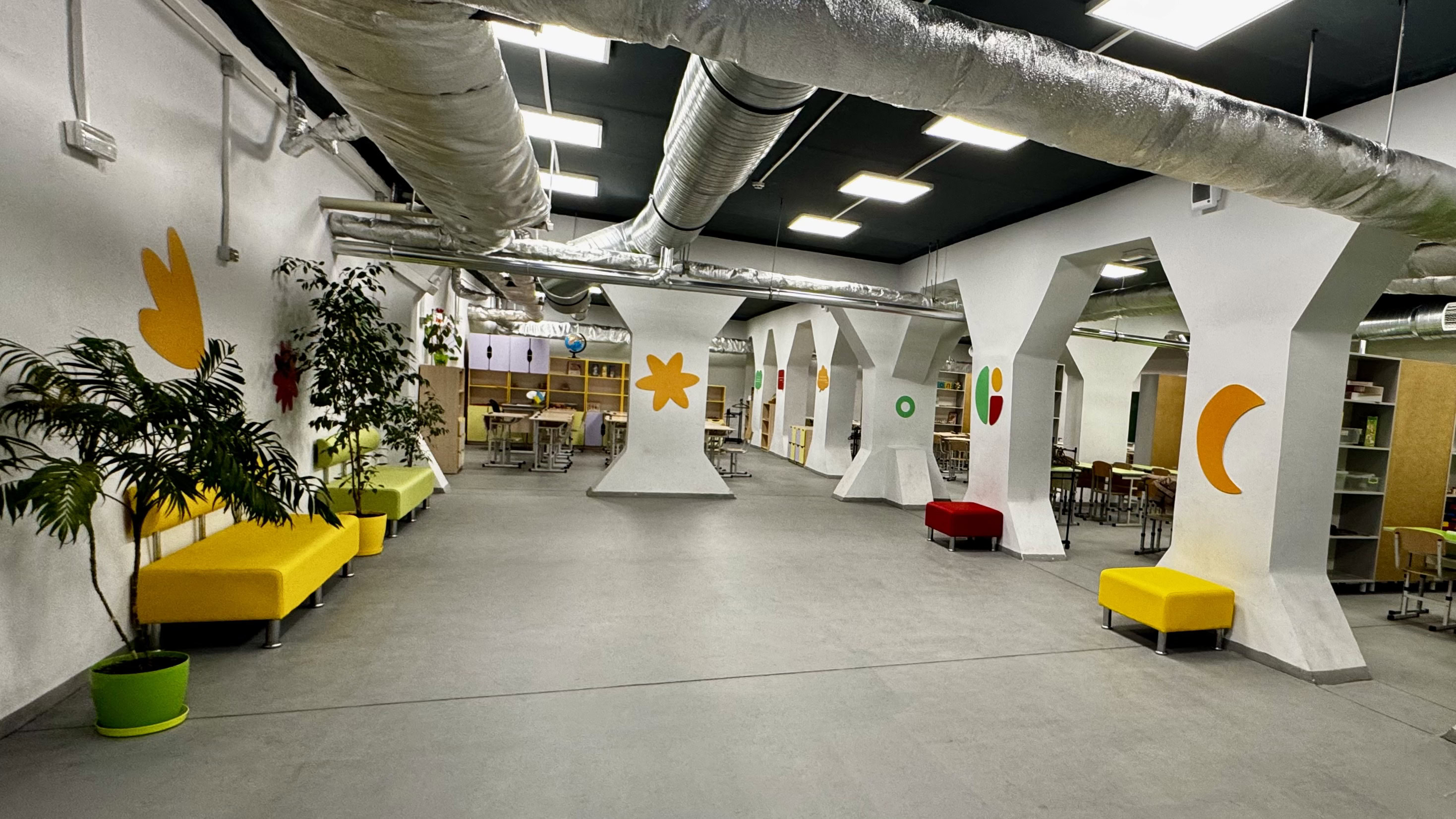 Умови та безпека: четвертий тиждень навчання в школі-укритті №103