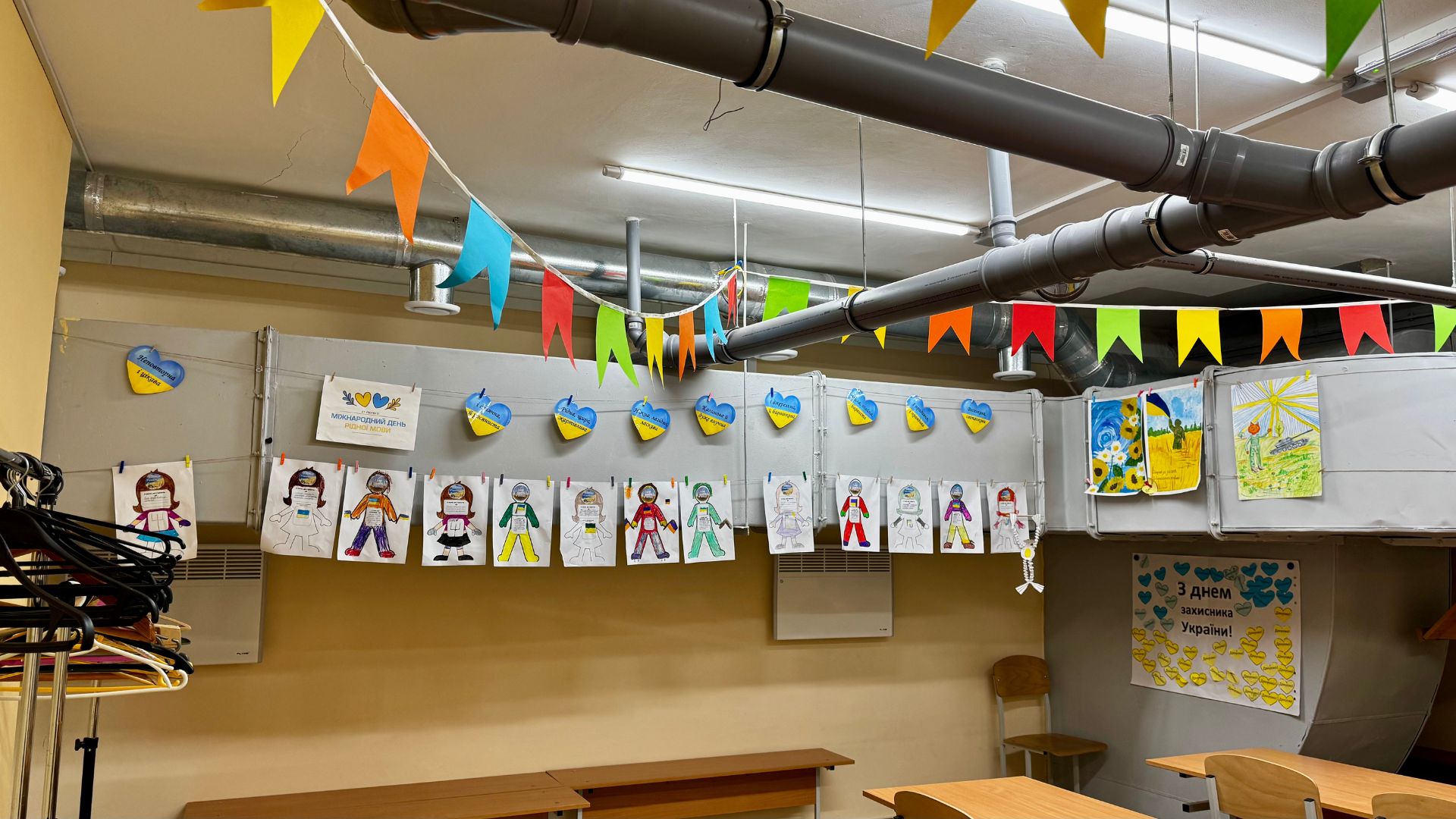 З підвалу – в школу: рік навчання в укритті гімназії №101