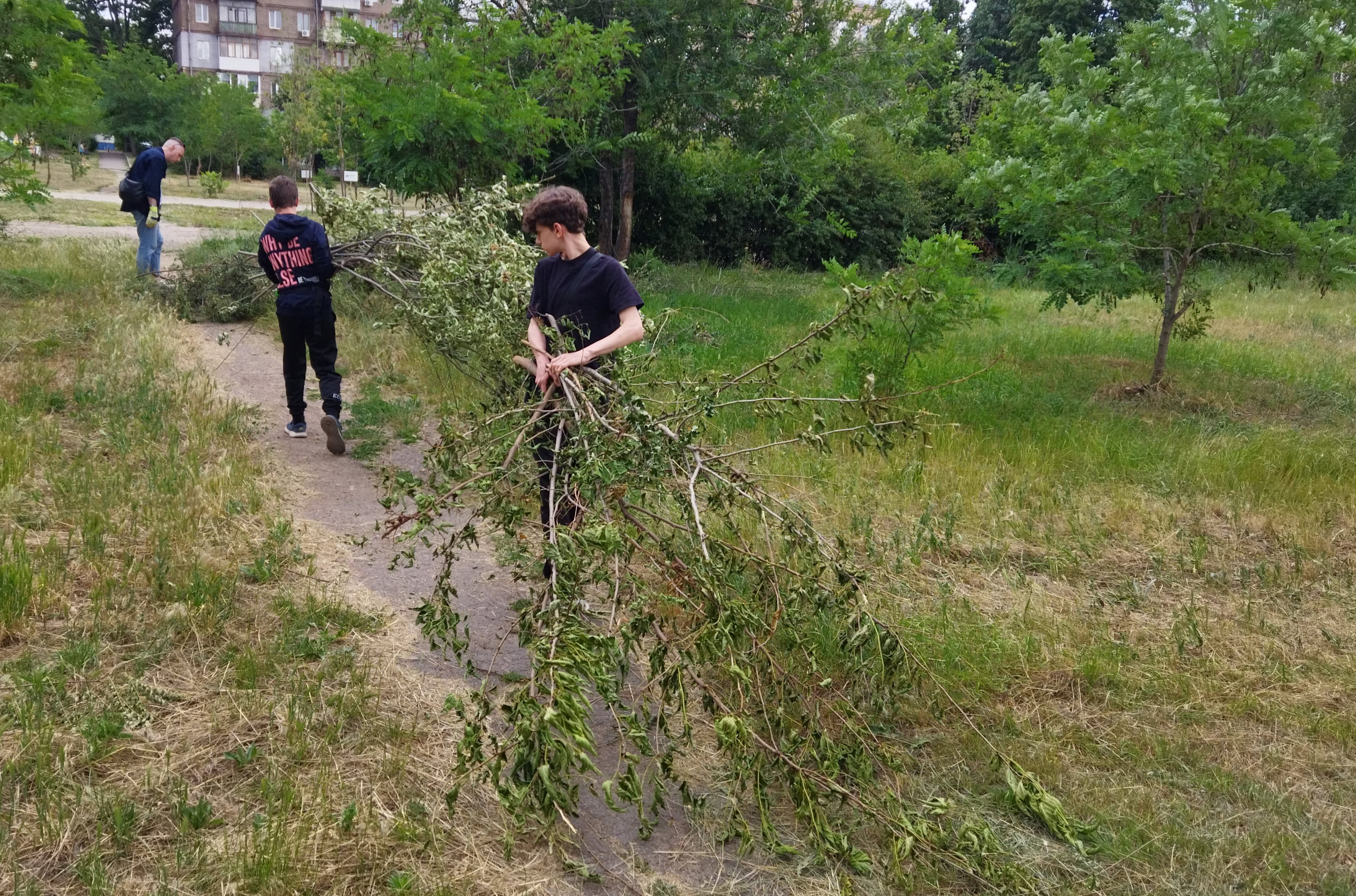 Вихідні в сквері Тарасова: вуличні меблі та толока