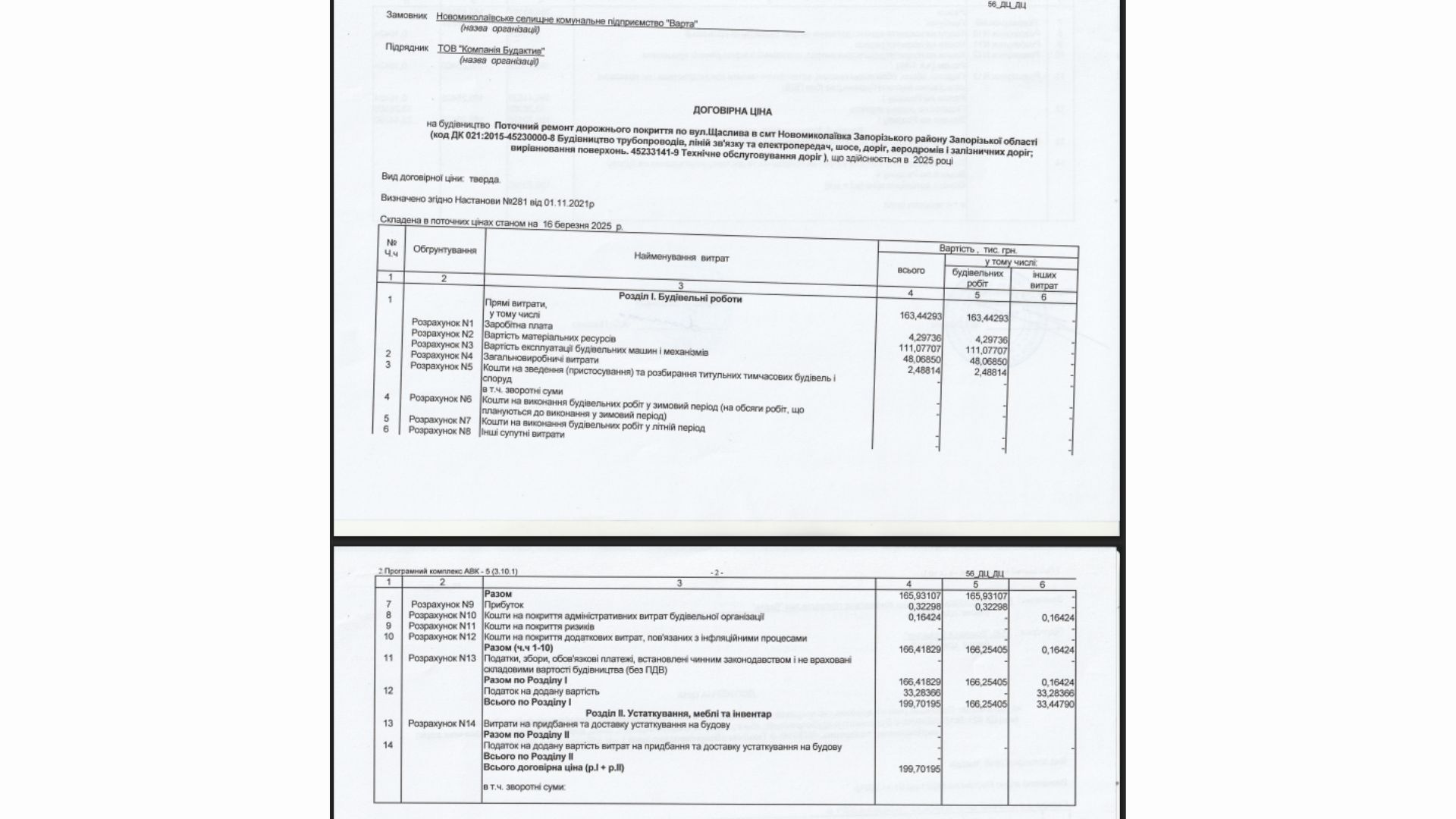 Без конкурсу та конкуренції: як комунальне підприємство ремонтує вулиці Новомиколаївки без відкритих торгів