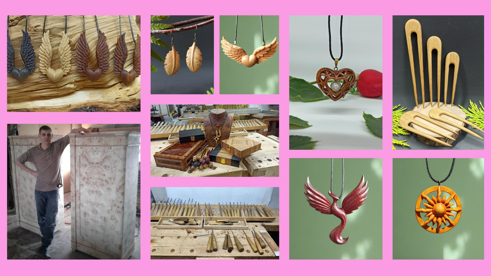 «Запах дерева памʼятаю з дитинства»: історія майстра Станіслава, який створює вироби з дерева для всього світу