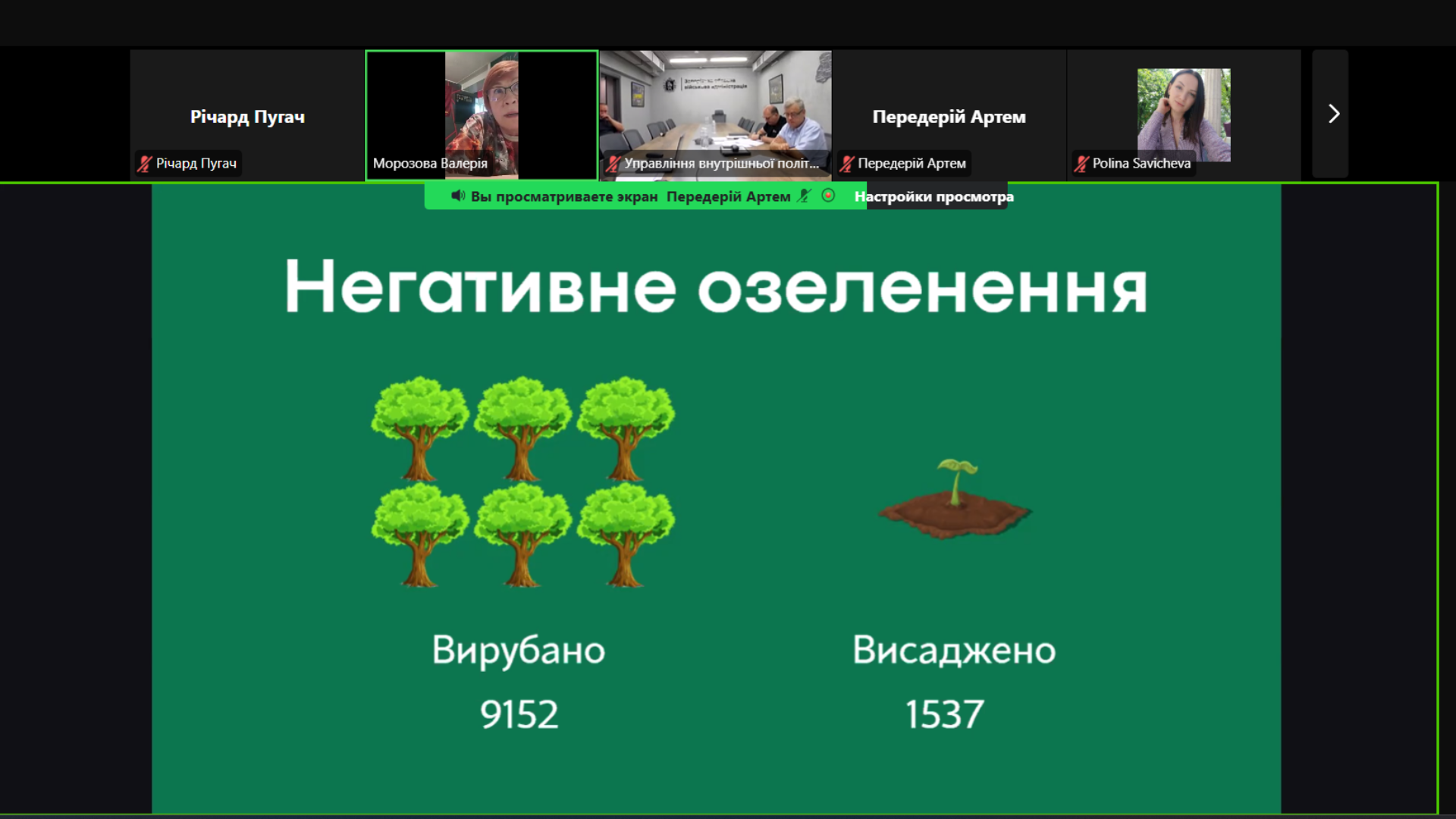 В тричі менше, ніж потрібно: у Запоріжжі пройшли громадські слухання щодо зеллених зон міста