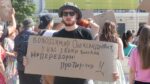 «Чекаємо на роботі завтра!»: у Запоріжжі мітингували проти відставки міністра оборони Михайла Федорова