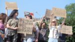 «Чекаємо на роботі завтра!»: у Запоріжжі мітингували проти відставки міністра оборони Михайла Федорова