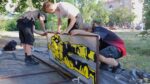 Толока, мозаїка, стенди: у Запоріжжі облаштовують сквер імені Дениса Тарасова