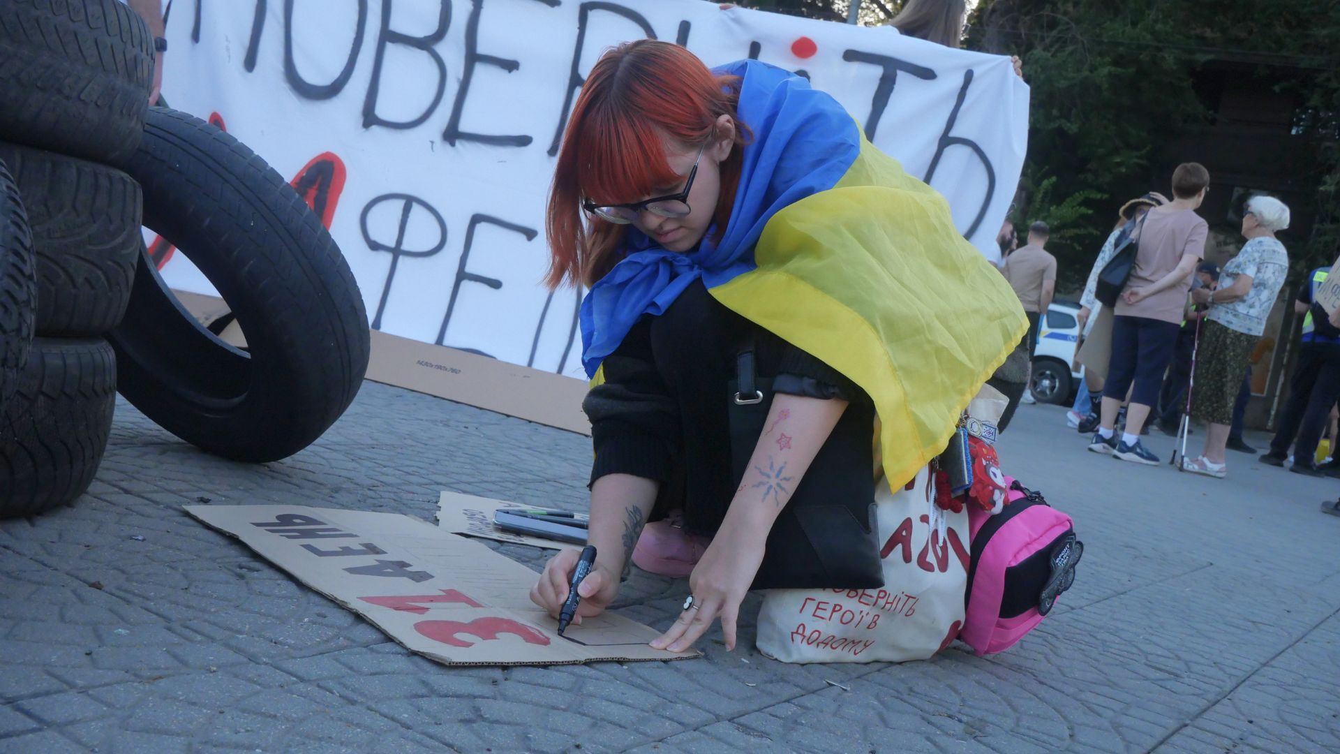 У Запоріжжі відбулася протестна хода на підтримку Михайла Федорова — ФОТОРЕПОРТАЖ